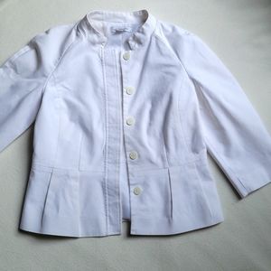 Lined pleplum jacket